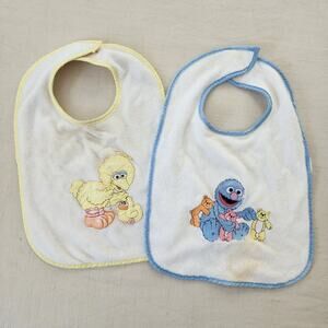 Vintage Sesame Street Bibs